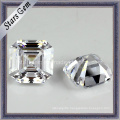 High Quality Square Shape Asscher Cut Cubic Zircnoia Jewelry